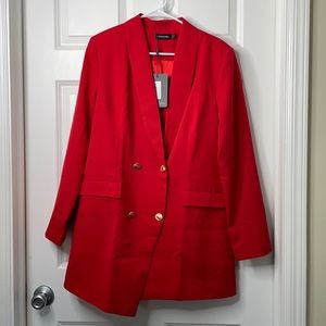 Red Blazer Dress